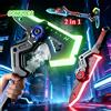 CONUSEA Giocattolo Spada Laser AXE 2026 2 in 1, Bastone Luminoso per Cosplay e Giochi di Ruolo all'Aperto per Adulti e Bambini, Regalo per la Festa dei Bambini