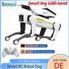Teeggi Cane Robot Multifunzione RC con Clip, Telecomando Elettrico, Robot Intelligente con Torretta, Giocattolo Educativo Smart, Regalo