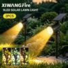 XIWANGFIRE Potente Faretto Solare a 9 LED per Illuminazione Esterna di Giardini e Paesaggi, Luci Solari Impermeabili Regolabili per Giardino, Prato e Cortile