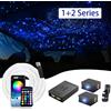 VASTFIRE Macchina RGBW 1+2 per l'illuminazione a stelle sul tetto dell'auto, controllo tramite APP, luce a stelle in fibra ottica per soffitto, cielo stellato per auto e casa