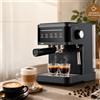 NONE Macchina per espresso da 20 bar con montalatte, touchscreen, serbatoio acqua da 1,8L, macchina da caffè per latte e cappuccino