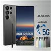 VIQEE Smartphone Android Sbloccato Upgrade 26Ultra, 8GB+256GB di Ampia Memoria, Display HD da 6,6 Pollici, Ricarica Rapida, Cavo Type-C, Auricolari, Custodia e Protezione Schermo Inclusi, Telefono Cellulare