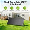 Rvpozwer Pannello Solare Monocristallino RVPOZWER 12V 100W, Modulo Fotovoltaico Off-Grid per Veicoli, Camper, Barche, Capannoni e Fattorie