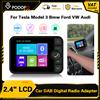 Podofo Radio Digitale DAB per Auto con Display Grafico a Colori, Accessori Auto, Ricevitore DAB+, Chiamate Vivavoce BT, Trasmettitore FM, Scansione Rapida Automatica per Europa e Australia