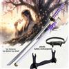 Bandai Katana di Bleach Kuchiki Byakuya da 40 pollici con supporto, set di accessori per cosplay anime, spada, lama, sciabola, dimensioni reali 1:1, regalo giocattolo in plastica