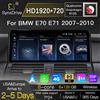 SynxDrive Autoradio Android 14 con Carplay Wireless 10.25" 1920*720 per BMW X5 E70 X6 E71 LHD 2007-2010 CCC CIC Lettore Multimediale Schermo 4G WiFi GPS BT Stereo Unità Principale