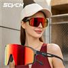 SCVCN Occhiali da Ciclismo Fotocromatici SCVCN per Uomo e Donna, Protezione UV400 per Escursionismo, Arrampicata, Sport, MTB e Attività all'Aperto