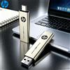 HP Chiavetta USB 3.2 in Metallo HP 2 in 1 Retrattile Tipo-C OTG Pendrive 64GB 128GB 256GB per Computer e Telefono