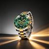 LIGE Orologio da uomo LIGE Orologio di lusso di marca superiore per uomo Orologio sportivo impermeabile in acciaio con cronografo al quarzo Relogio Masculino+Box