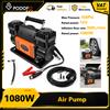 podofo Pompa ad aria portatile ad alta pressione Podofo, gonfiatore per pneumatici auto a doppio cilindro, gonfiaggio rapido in 30 secondi, protezione termica automatica per auto, SUV, camion, camper, moto,