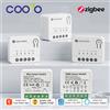 coolo Interruttore Intelligente Zigbee 16A 10A 1/2/3CH, Modulo Relè Mini per Domotica Compatibile con Tuya Hub, Smart Life, Alexa e Google
