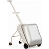 NONE Valigia da ciclismo per bambini, valigia da viaggio per bambini con ruote, sedile integrato, adatta per ragazzi e ragazze dai 3 anni in su, valigia trolley leggera per bambini, adatta per viaggi