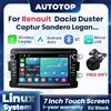 AUTOTOP Autoradio Wireless CarPlay Linux per Apple Android Auto per Renault Dacia Duster Sandero Captur Logan 2 Xray Symbol Dokker Lodgy GPS FM DSP Multimedia Stereo Touch Screen Telecamera Posteriore