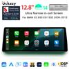 NONE Autoradio Qualcomm 665 con Carplay Wireless e Android 14 per BMW E90 E91 E92 E93 2005-2012, Lettore Multimediale Stereo per Auto, Unità Audio con Schermo ad Alta Risoluzione 2400*900, Carplay