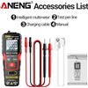 ANENG Multimetro Digitale ANENG M129 con Rilevamento Elettrico Senza Contatto NCV, Riconoscimento Automatico, Ricarica Type-C, Strumento per Elettricisti