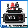 HTRC Caricabatterie Rapido Intelligente HTRC 30A per Auto 6V 12V 24V Moto, Riparatore a Impulsi a 9 Fasi, Mantenitore per Batterie LiFePO4, Piombo AGM, WET, RV, Garanzia 1 Anno