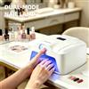 foreverlily Lampada per Unghie Comeuv, per Singolo Dito o Unghia, Lampada per Polimerizzazione Gel, Asciugatura Rapida per Mano Intera, Luce LED, Asciuga Unghie con Sensore Automatico, Doppia Lampada