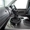 NONE Copertura in pelle per pomello del cambio auto, leva del cambio a 6 velocità per VW Transporter T5 Multivan Van Box Bus, accessori auto