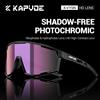 kapvoe Occhiali da Ciclismo Fotocromatici Senza Ombre Kapvoe, Occhiali da Sole per Uomo, Occhiali MTB UV400, Occhiali da Ciclismo su Strada per Donna