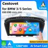 Junsun Sistema Linux Junsun con funzione di controllo gestuale Air Gesture, Carplay wireless, Android Auto, autoradio per BMW Serie 5 E60 E61 E62 E63 E64, Serie 3 E90 E91 E92 E93, CCC CIC 2005-2012, lettore