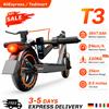 TODIMART T3 Monopattino elettrico portatile e leggero per adulti, pieghevole, batteria da 25 km, 36V 7.8ah, pneumatici solidi, sistema Bee Nest per controllo intelligente tramite APP, doppio freno.