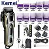 Kemei Tagliacapelli Elettrico Multifunzione Kemei Km-PG1990A, Rasoio Ricaricabile Professionale per Barbieri con Testina Regolabile