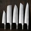 TURWHO Coltelli da Chef Giapponesi Forgiati a Mano, Lama Grezza Fai-da-te in Acciaio Composito a 3 Strati per la Realizzazione di Coltelli da Cucina Artigianali (Senza Manico)