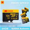 Kodak Scheda di memoria Micro SD KODAK, fino a 100 MB/s, C10 U3, 32 GB, 64 GB, 128 GB, 256 GB, scheda TF 4K HD per adattatore lettore di schede USB MicroSD