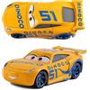 TAKARA TOMY Pixar Cars 2 Cars 3 Fulmine McQueen Modelli di Auto in Scala 1:55 in Metallo Pressofuso Dinoco Auto da Corsa Giocattoli Regali per Bambini