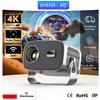 NONE Proiettore VEVSHAO A12 Mini Portatile LED Video Android 13.0 WIFI 6 con Mirroring Smartphone per Video 1080P 4K Proiettore Home Cinema