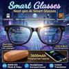 GUHUAVMI Nuovi Occhiali Smart AI M02 Ultra con 32GB ROM, Fotocamera 1080P, Registrazione Video, ChatGPT, Custodia di Ricarica da 3600mAh, Traduzione e Musica