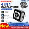 WDSZKMYF Adattatore CarPlay 4in1 2in1 cablato e wireless, mirroring dello schermo Android Auto per iOS CarPlay/Android Auto per iPhone iOS Android