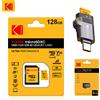 Kodak Scheda Micro SD KODAK 32GB 64GB 128GB V30 U3 4K Gialla per Dash Cam e Registratore di Guida