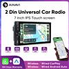 AINAVI Autoradio per veicoli universali Wireless Carplay Android Auto Bluetooth 2Din Autoradio Stereo per auto Audio per auto Display per auto Lettore MP5 Dispositivo multimediale FM Tipo C USB