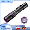 VASTFIRE Torcia UV 365nm Ricaricabile USB-C, Torcia a Luce Nera per Rilevamento Urina Animali e Controllo Banconote False, Torcia UV Impermeabile, Disponibilità Locale UE