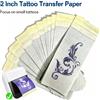 Marklife Carta per tatuaggi da 2 pollici (50 mm) - Mini fogli di carta per trasferimento tatuaggi per stampante termica portatile C50 - Carta stencil per copiatrice