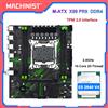 MACHINIST Scheda Madre MACHINIST X99 PR9 LGA 2011-3 con Kit CPU Xeon E5 2640 V4 / E5 2620 V4, Supporto TPM2.0, RAM DDR4, Slot SATA/NVME M.2