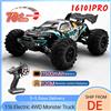 Teeggi Auto RC ad alta velocità Teeggi 16102 PRO, 70 KM/H, trazione integrale, fuoristrada, drift, auto da corsa professionale, 16101 50 KM/H, monster truck, giocattolo, regali