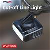 CYCLAMI Luce per bicicletta CYCLAMI CYC1100 con fascio luminoso a linea di taglio, faro per bici da strada e MTB, per ciclismo notturno, 1100 lumen, 2000 mAh