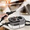 BALASHOV Pulitore a vapore ad alta temperatura da 1500W con telecomando, macchina per la pulizia a vapore per casa, cucina, cappe e auto (EU)