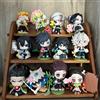 Bandai 1-12 Pezzi Anime Demon Slayer Blind Box Tanjiro Kamado Nezuko Statuetta Cartoon in PVC Modello Ornamento Floreale Regali di Natale Halloween