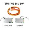 diymore Scheda di Gestione Batteria agli Ioni di Litio BMS 10S 36V 30A con Funzione di Bilanciamento, Scheda di Gestione Batteria per Veicoli Elettrici