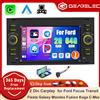 GEARELEC Autoradio Android 14 per Ford Focus Transit Fiesta Galaxy Mondeo Fusion Kuga C-Max, Carplay Wireless, Android Auto, Schermo 7 Pollici, 2 Din, Lettore Multimediale per Auto con GPS, Bluetooth,