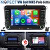 Mopect Autoradio MOPECT 7" con Carplay Wireless, Sistema Wince per VW Golf 5 6 Polo T5 Touran Passat Seat Skoda, USB, Bluetooth + Telecamera