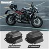 Rhinowalk Borsa da sella posteriore per moto Rhinowalk, borsa impermeabile da coda, zaino rigido per viaggi e accessori da moto