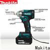 MAKITA DTW300Z Avvitatore a impulsi brushless a batteria al litio, avvitatore elettrico 18V, solo corpo macchina senza batteria