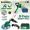 Yofidra NEWBENY 3IN1 Tagliaerba Elettrico Senza Spazzole 8-9 Pollici, Decespugliatore a Batteria, Attrezzo da Giardino Compatibile con Batteria Makita 21V