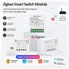 coolo Modulo Interruttore Zigbee Extreme Mini 10A/16A Relè 220V 110V Tuya Zigbee2mqtt Interruttori per Tende Controllo Vocale Alexa Google