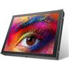 Eyoyo S811H: monitor retrovisore per auto di piccole dimensioni da 8 pollici con risoluzione HD 1024x768, schermo LCD TFT, porte HDMI/VGA/AV, altoparlante integrato e foro di montaggio filettato da