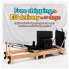 UOSU Reformer Pilates Avanzato in Acero - Design Pieghevole Salvaspazio, Spedizione in Scatola di Legno per Letto Pilates da Palestra Domestica